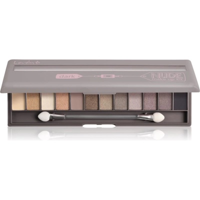 LOVELY MAKEUP Nude Make Up Kit Dark палитра сенки за очи 13 гр
