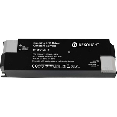 Deko Light BASIC, DIM, CC, D105040NTF/40W LED driver konstantní proud 40 W 1050 mA 19 - 38 V 1 ks