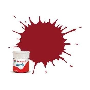 Humbrol barva akryl AB0020 No 20 Crimson Gloss 12ml