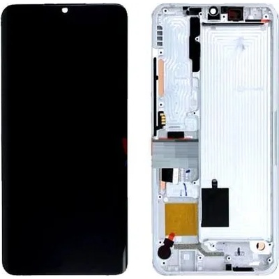 Xiaomi LCD Дисплей Xiaomi Mi Note 10 Lite (2020) Тъч скрийн Рамка (Бял) Оригинал