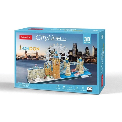 CubicFun 3D Пъзел CITY Line LONDON (1004417F)