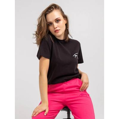 Tommy Jeans dámské triko SIGNATURE černé