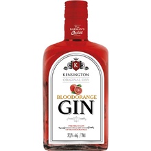 Gin Kensington Dry Blood Orange 37,5% 0,7 l (čistá fľaša)