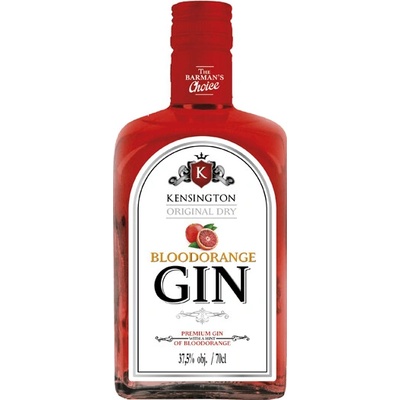 Gin Kensington Dry Blood Orange 37,5% 0,7 l (čistá fľaša)