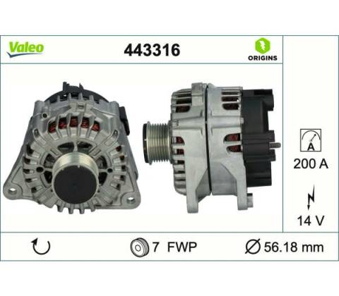 generátor VALEO 443316