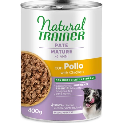 Natural Trainer Pate Medium & Maxi Mature kuřecí 6 x 400 g