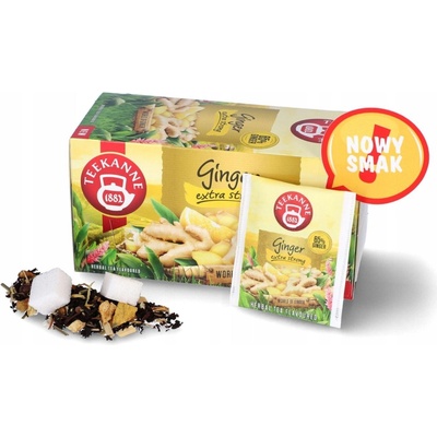 TEEKANNE WOG ZÁZVOR Extra silný bylinný čaj 20 x 1,75 g
