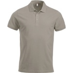 CLIQUE classic lincoln s/s / Мъжка поло риза от плътен памук - сребриста xl (67824464004)