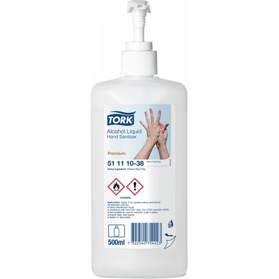 Tork 511110 tekutý dezinfekční prostředek s pumpičkou 500 ml