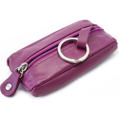 Arwel Kožená klíčenka 619-2418 fuxia