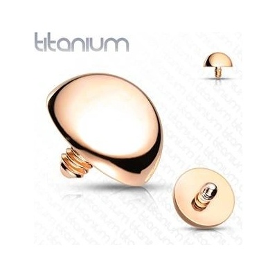 Šperky4U náhradní půlkulička titan k labretě závit TIT1075-RD03
