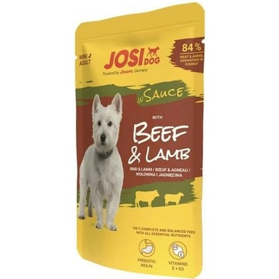 JosiDog pamlsok Dog Beef&Lamb in Sauce 100 g