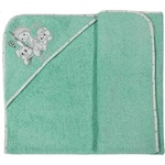 Bambino Casa Хавлия с качулка Bambino Casa - Paris, Mint, 100 х 100 cm (3543) - baby