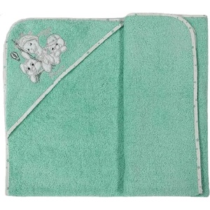Bambino Casa Хавлия с качулка Bambino Casa - Paris, Mint, 100 х 100 cm (3543) - baby