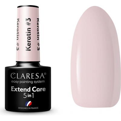 Claresa Gél lak Extend Care 5 in 1 Keratin 3 5 g