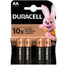Baterie primární Duracell Basic AA 4ks 10PP100001