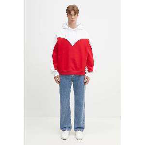 Fiorucci Памучен суичър Heart Relaxed Fit (U02SPSHO092CJ05RD01)