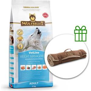Wolfsblut VetLine Управление на теглото 12 кг + Пътническо одеяло БЕЗПЛАТНО