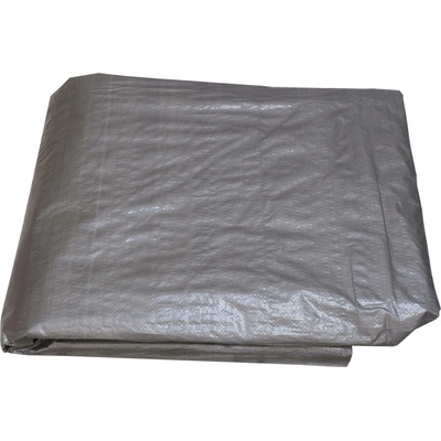 TOPTRADE krycí plachta stříbrná 5×6 m 100 g/m²