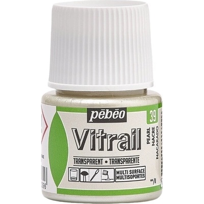 Pébéo Vitrail Боя за стъкло Pearl 45 ml 1 бр (050-039)