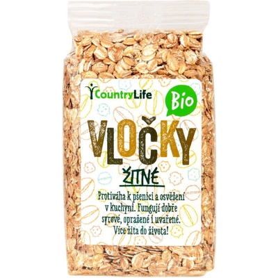 Country Life vločky ražné bio 250 g