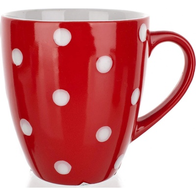 Banquet hrnek Baňák červený s puntíky 400 ml – Sleviste.cz