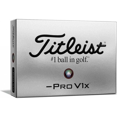 Titleist PRO V1x Left Dash bílé 3 ks