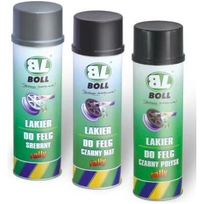 BOLL lak na automobilové ráfky Rally sprej 500 ml stříbrný