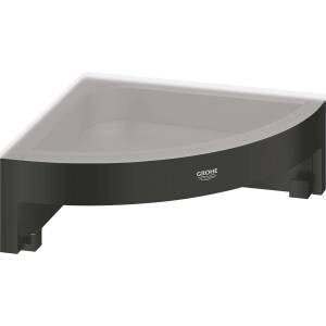 GROHE QuickFix Start Cube - Ъглов рафт, черен мат 411062430 (411062430)