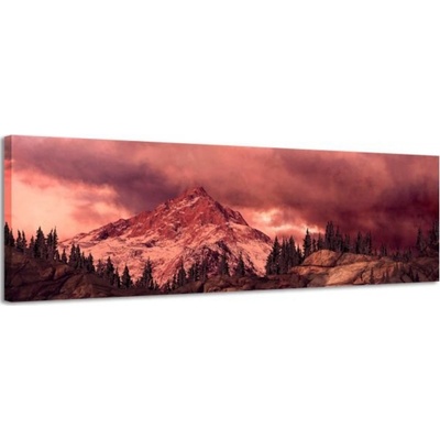 Obraz na plátne Panoráma, Rocky Mountain , 158x46cm