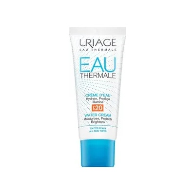 Uriage Eau Thermale Water Cream SPF20 мицеларна вода за отстраняване на грим за нормална/смесена кожа 40 ml
