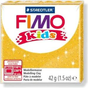 FIMO Глина, 42 g, горима, FIMO "Kids", златист блясък 8030-112 (8030-112)
