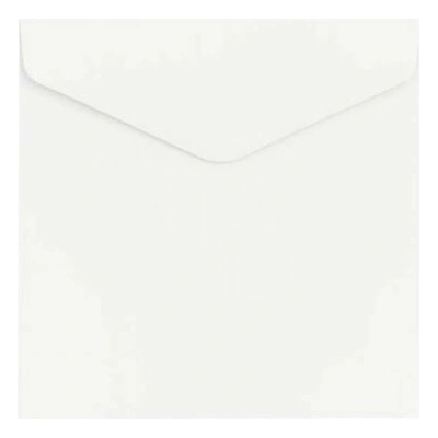 Ozdobné obálky Smooth - 16x16cm, 150 g/m2, bílé, 10 ks