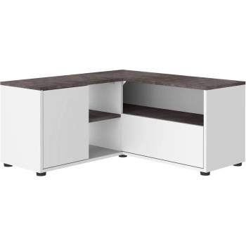 Image 1 of TEMAHOME Сиво-бяла маса за телевизор от бетон 90x45 cm Angle - TemaHome (83242.843778)