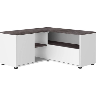 TEMAHOME Сиво-бяла маса за телевизор от бетон 90x45 cm Angle - TemaHome (83242.843778)