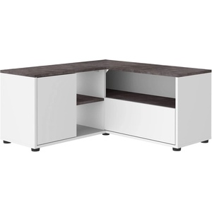 TEMAHOME Сиво-бяла маса за телевизор от бетон 90x45 cm Angle - TemaHome (83242.843778)