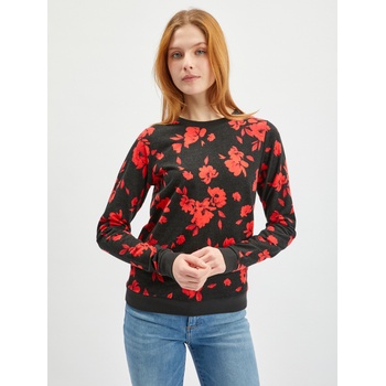 orsay Червено-черен дамски суичър на цветя ORSAY Orsay | Cheren | ЖЕНИ | M