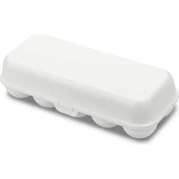 Koziol Контейнер за съхранение на яйца EGGS TO GO 28 см, за 10 яйца, бял памук, Koziol (KOZ3179525)