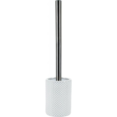 Spirella WC štětka MERO s keramickou nádobou bílá 3D efekt 10 19342