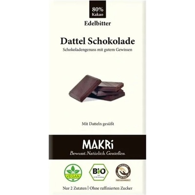 Makri Datlová čokoláda hořká Bio 80% 85 g