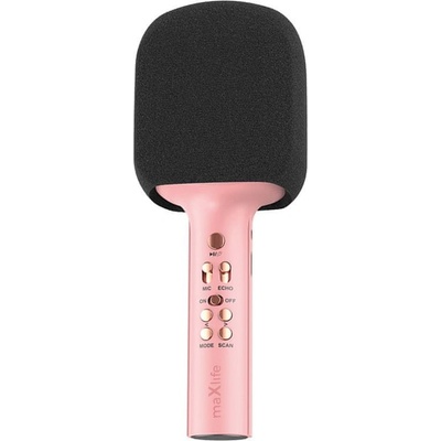 maXlife MXBM 600 Bluetooth Karaoke mikrofón ružový