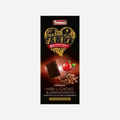 Torras Hořká s brusinkami Srdíčko 125 g