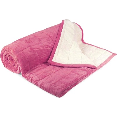 Sleepwell Deka Slleep Well ovečka prešívaná staroružová svetlofialová Mikroplyš 150x200