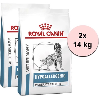 Royal Canin VHN Dog Hypoallergenic Moderate Calorie 2 x 14 кг