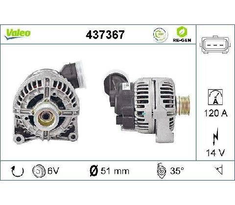 Generátor VALEO 437367