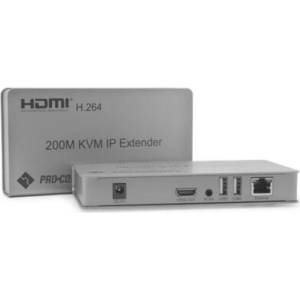 PROCONNECT Extender HDMI Over IP, KVM, USB, IR, 1080p, до 200 м PC-EX200MA-KVM (PC-EX200MA-KVM)