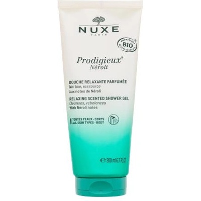 NUXE Prodigieux Néroli Relaxing Scented Shower Gel душ гел с аромат на нероли и бергамот 200 ml за жени