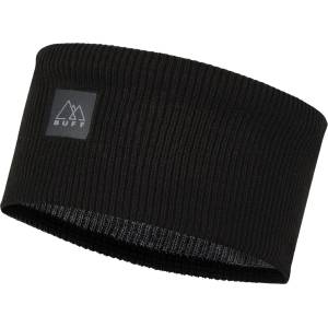Buff Лента за глава Buff Crossknit Headband - Solid Black - размер One Size (904-0570-0311)