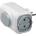 Legrand Разклонител legrand, с щепсел, 2×2p+e, с бутон, бял (m011113)