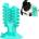 Pet Interest Четка за зъби с форма на кактус PET INTEREST Cactus-Shaped Dog Toothbrush (41271)